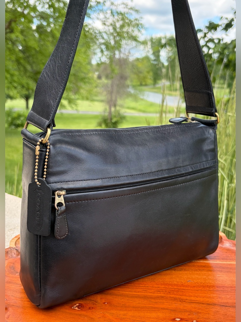 Vintage COACH Matinee Black Leather Rare EUC - Picture 4 of 17